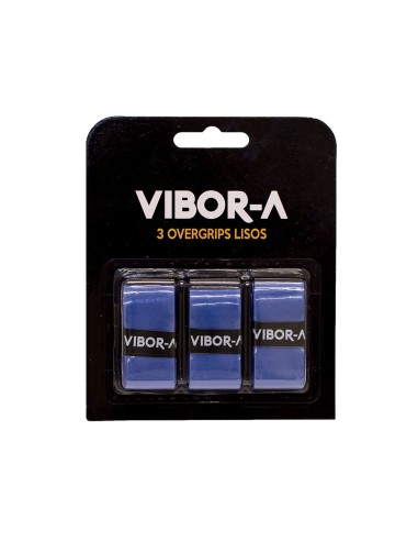 Vibor-a -Overgrips Blister 3 Pro Vibor -A Smooth Blue