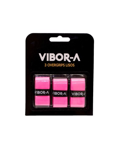 Vibor-a -Blister 3 Overgrips Pro Vibor -A Smooth Pink