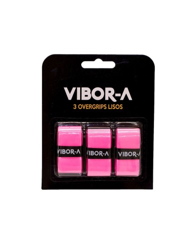 Vibor-a -Blister 3 Pro Vibor Overgrips -A Smooth Pink