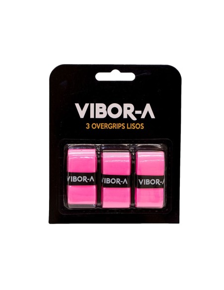 Vibor-a -Blister 3 Pro Vibor Overgrips -A Smooth Pink