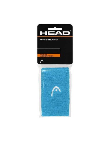 Head -Head Logo 5\\" Turquoise Blue Wristband