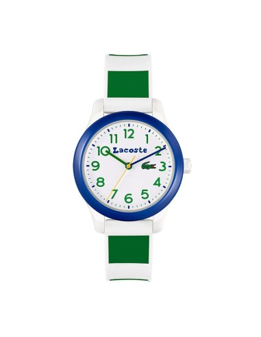 Lacoste -Lacoste 12 12 Tr90 32mm White Blue Green Junior Watch