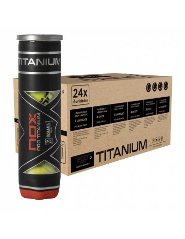Nox -Box Nox 24 Cans Of 4 Balls Pro Titanium