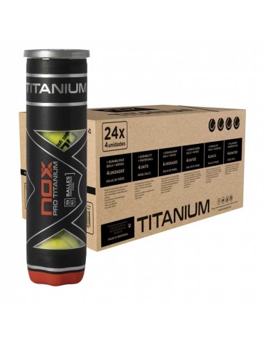 Nox -Nox Cajon 24 latas de 4 bolas Pro Titanium