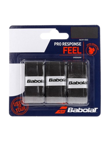 Babolat -Babolat Pro Response Feel Overgrip Preto