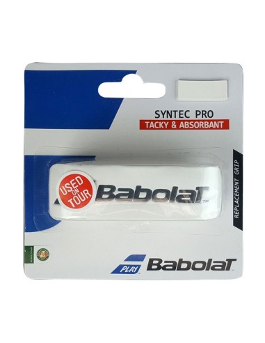 Babolat -Impugnatura Babolat Syntec Pro bianca