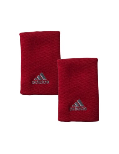 VISION -Par de pulseiras Adidas vermelho cinzento