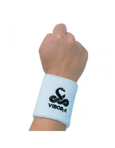 Pulseira Vibora Branca Logotipo Preto