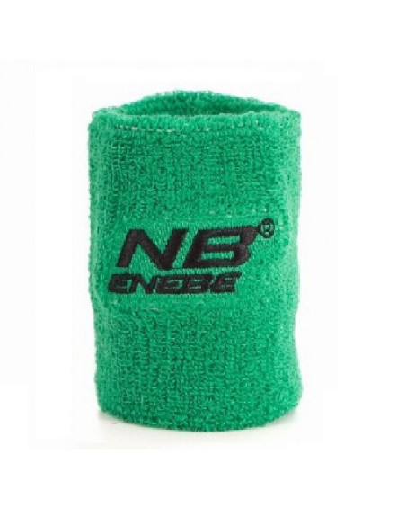 ENEBE -Muñequera Enebe Verde Logo Negro