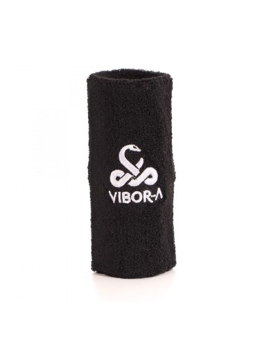 Vibor-a -Pulseira Vibora Preto Logotipo Branco