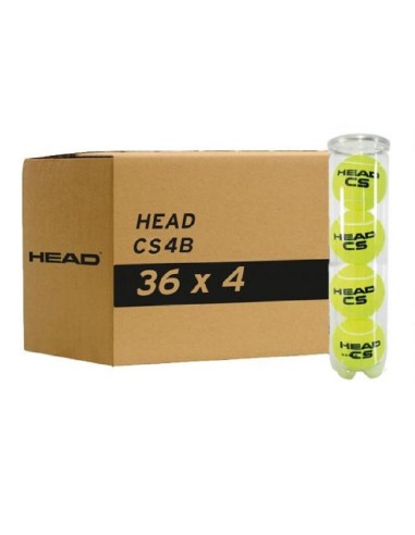 Head -Box Of 36 Cans Of 4 Balls Head Cs