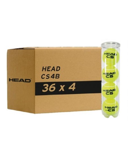 Head -Gaveta de 36 latas de bolas Cs de 4 Head