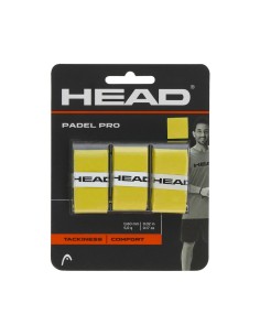 3 Unidades Overgrip Head Padel Pro Amarelo