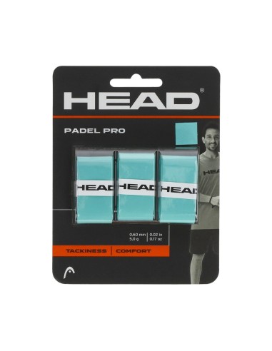 Head -3 Pack Overgrip Head Padel Pro Menta