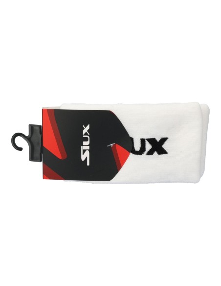 Siux -Muñequera Siux Larga Jacquard Algodón Blanco