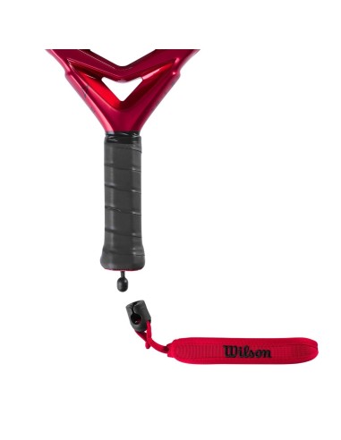 WILSON -Cordón Wilson Wrist Cord Comfort Cuff Rojo