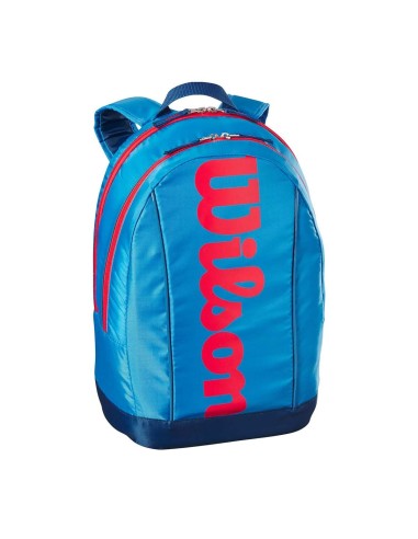 WILSON -Wilson Backpack Blue Red Junior Padel Bag