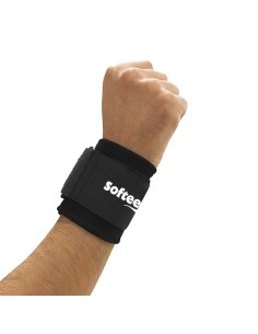 Softee Black Neoprene Wristband