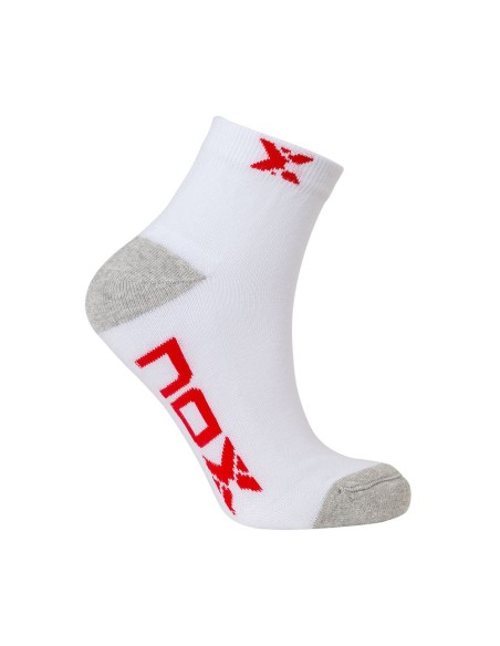 Nox -Calcetines Bajos De Mujer Blancos Camublrojobag