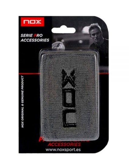 Nox -Muñequeras Blister nox X2 Negro