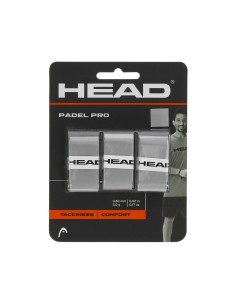 Head -3 Units Overgrip Head Padel Pro Grey 2