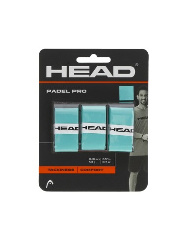 Head -Pacote de 3 Overgrip Head Padel Pro Menta