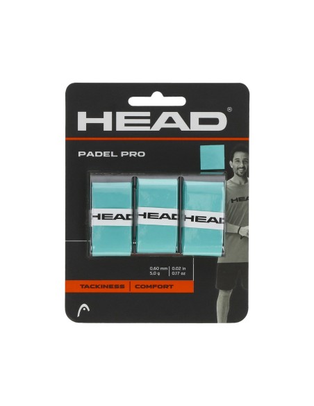Head -3 Pack Overgrip Head Padel Pro Menta