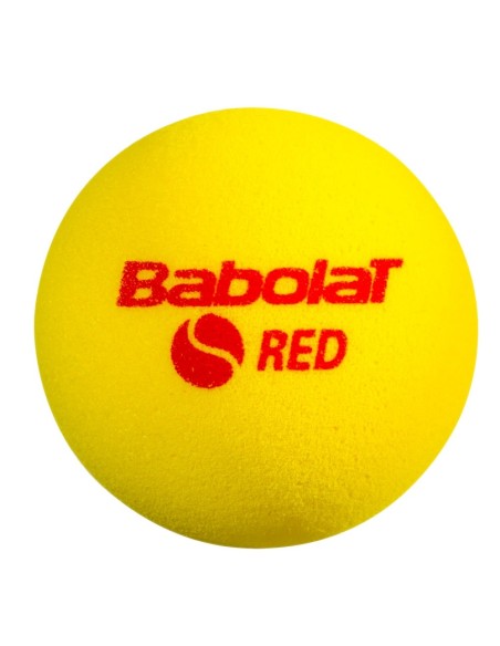 Babolat -Babolat Red Foam Junior 3 Ball Can