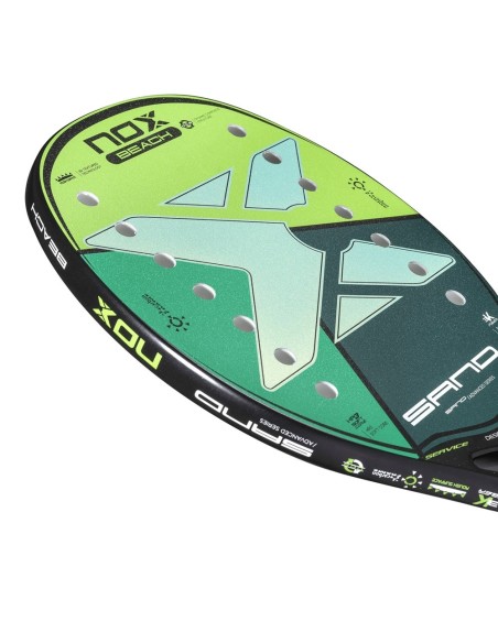 Nox -Pala Beach Tennis Nox Advanced Sand Green Pbeadvsa122 Nox -Pala Beach Tennis Nox Advanced Sand Green Pbeadvsa122