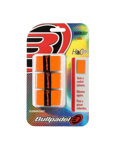Bullpadel -Overgrip 3 Unidades Gb1200 971 Amarillo Fluor 450839