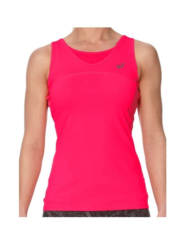 Asics -Camiseta Regata Atleta Rosa Fluorescente