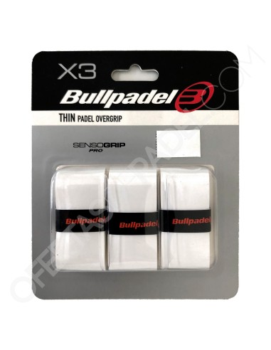 Bullpadel -Overgrip 3 Unidades Gb-1603 012 Blanco 450847