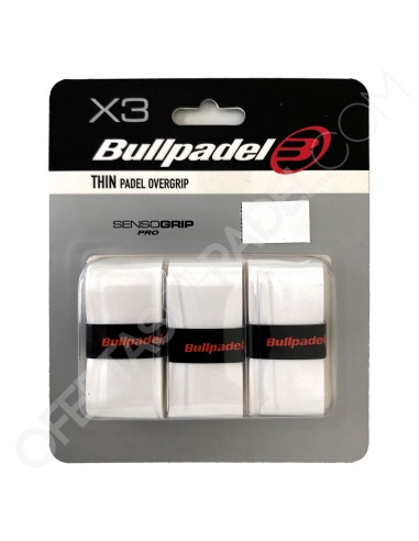 Bullpadel -Overgrip 3 Units Gb-1603 012 White 450847