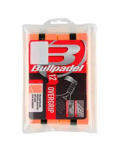 Bullpadel -Overgrip Pack 12 Unds Bg-1601 Pack 722 Rosa Fluor 450844