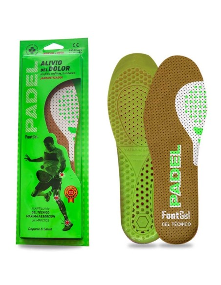 FOOTGEL -Plantilla Footgel Padel Eucalipto FOOTGEL -Plantilla Footgel Padel Eucalipto