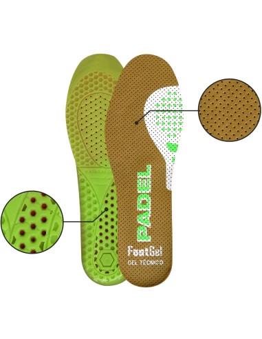 FOOTGEL -Plantilla Footgel Padel Eucalipto