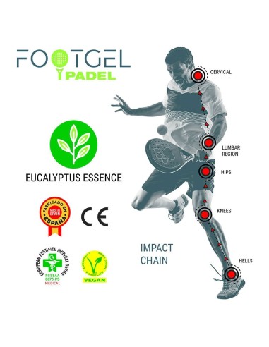 FOOTGEL -Plantilla Footgel Padel Eucalipto