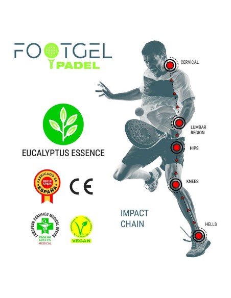 FOOTGEL -Plantilla Footgel Padel Eucalipto FOOTGEL -Plantilla Footgel Padel Eucalipto