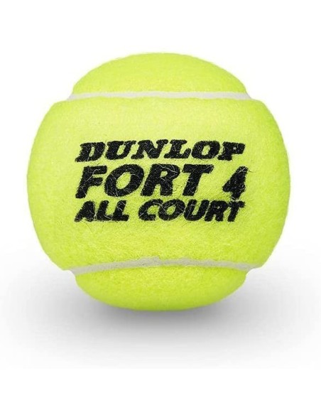 Dunlop -Lata de 4 bolas Dunlop Fort All Court 601316 Dunlop -Lata de 4 bolas Dunlop Fort All Court 601316
