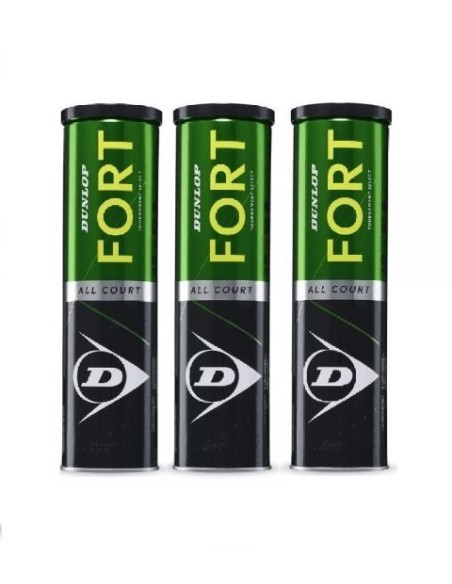 Dunlop -Lata de 4 bolas Dunlop Fort All Court 601316 Dunlop -Lata de 4 bolas Dunlop Fort All Court 601316