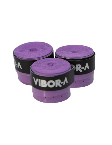 Vibor-a -Pack 3 Overgrips Vibor -A Micr. Violet 41217.008.1