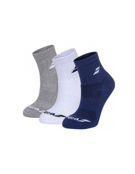 Babolat -Babolat Quarter Socks 3 Pairs Pack