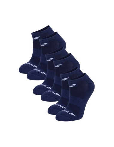 Babolat -Lot de 3 paires de chaussettes invisibles Babolat Jr 5ja1461 1033