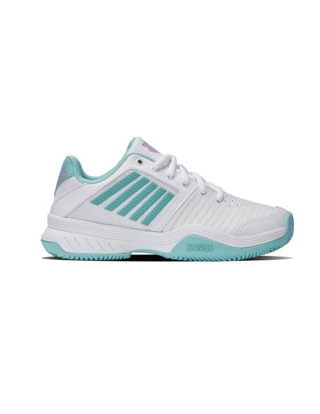 K SWISS -Kswiss Court Express Hb White Blue Women K SWISS -Kswiss Court Express Hb White Blue Women