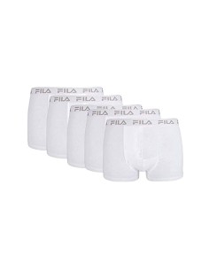 FILA -Pack Of 5 White Boxers