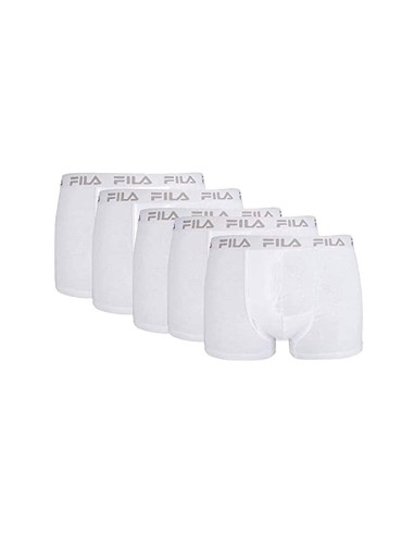 FILA -Pack Of 5 White Boxers