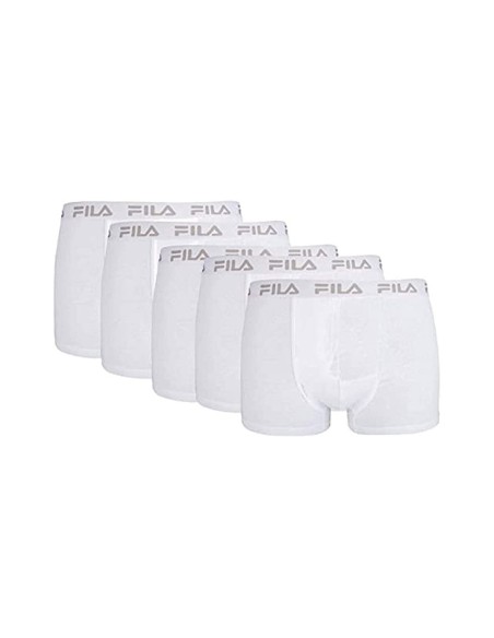 FILA -Pack 5 Boxer Fila Fu5004/5 300 Blanco