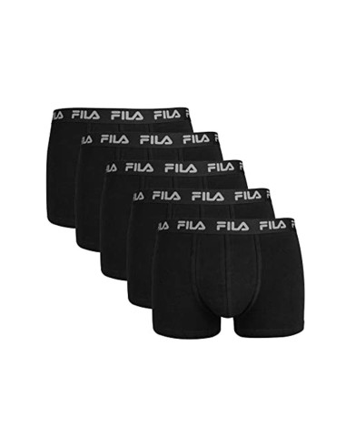FILA -Confezione 5 Boxer Fila Fu5004/5 200 Nero