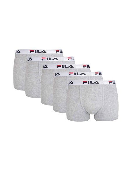 FILA -Pack 5 Boxer Fila Fu5016/5 400 Gray FILA -Pack 5 Boxer Fila Fu5016/5 400 Gray