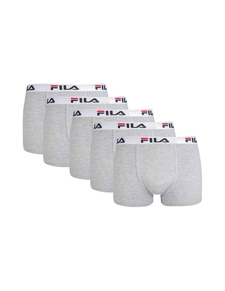 FILA -Pack 5 Boxer Fila Fu5016/5 400 Gray FILA -Pack 5 Boxer Fila Fu5016/5 400 Gray